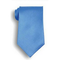 French Blue Polyester Satin Tie